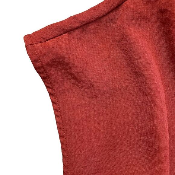 ALICE BLUE STITCH FIX Orange Blouse Size XS - Picture 2 of 4